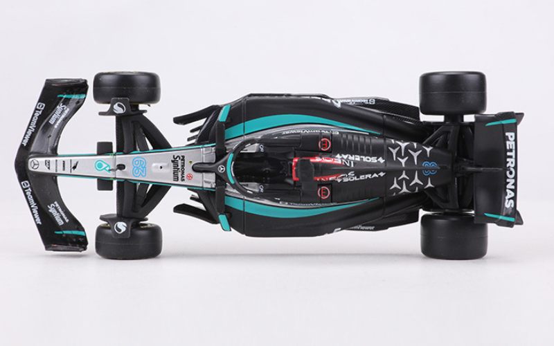 1:43 Mercedes F1 W15 Diecast Model 2024 Formula One Racing Car Collectible - Dadai Models