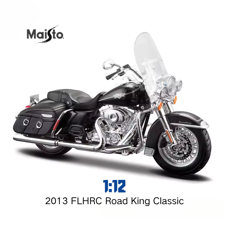 1:12 Harley-Davidson Scale Model Touring Die-cast Motorcycle – Collectible Display - Dadai Models