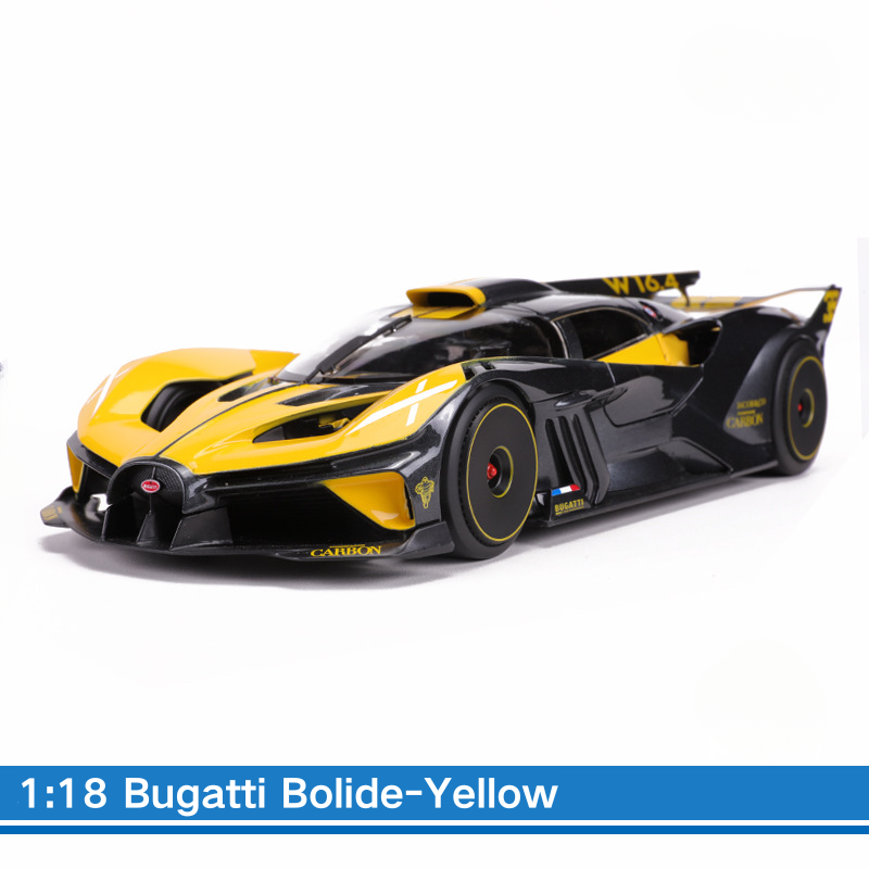 1:18 Bugatti Bolide Die-cast Model - Hypercar Scale Display Collectible - Dadai Models