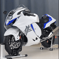 1:6 Suzuki Hayabusa Motorcycle Model with Start & Dual Smoke Effect - Dadai Models