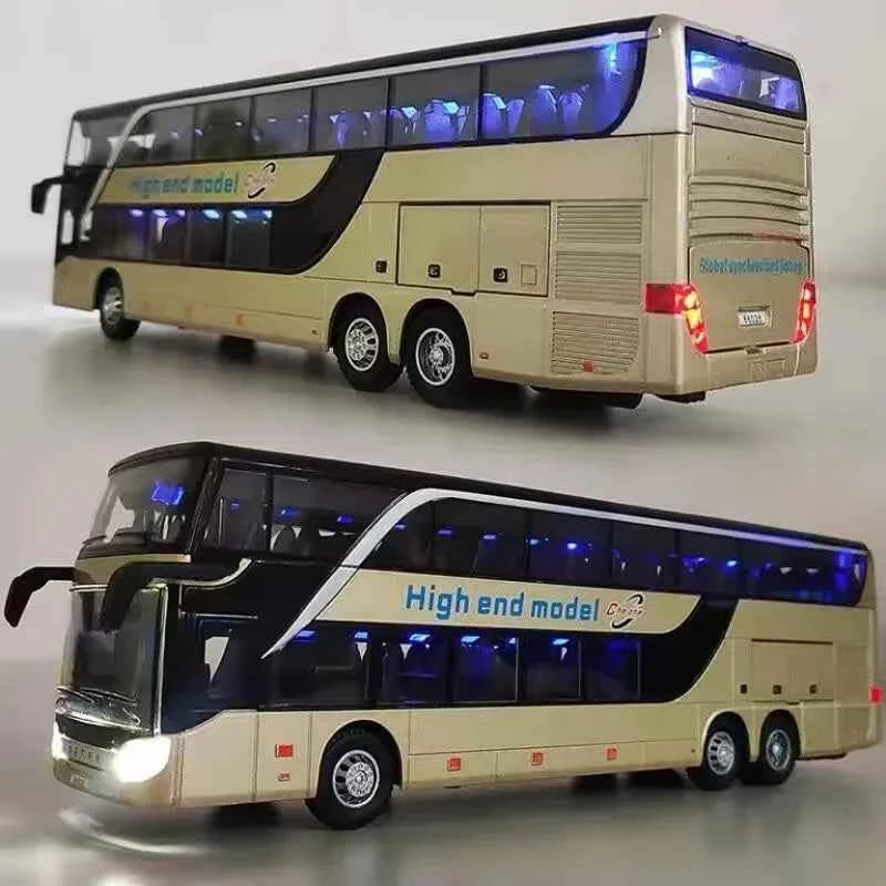 1:30 Scale Double-decker Bus Die-cast Model Collectible Display - Dadai Models
