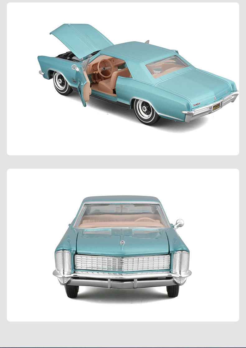 1:26 1965 Buick Riviera Gran Sport Alloy Diecast Model Car – Special Edition