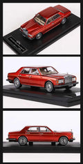 1:64 1994 Rolls-Royce Silver Spur III Blue Diecast Model Car Collectible