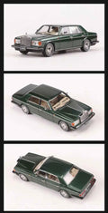 1:64 1994 Rolls-Royce Silver Spur III Blue Diecast Model Car Collectible