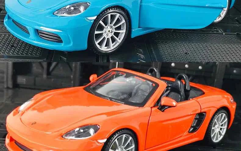 1:24 Porsche 718 Die-cast Model Alloy Convertible – Official Collectible - Dadai Models