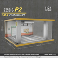 1:24 wooden garage diorama model – Acrylic Dust Cover Display - Dadai Models