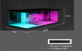 1:64 Cyberpunk Garage Diorama Model Set with LED Parking Lot DIY Collectible - Dadai Models