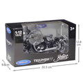 1:12 Triumph Bonneville Bobber Alloy Diecast Motorcycle Model Collectible - Dadai Models