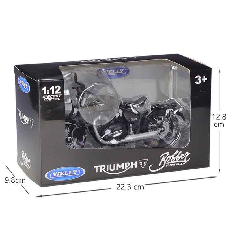 1:12 Triumph Bonneville Bobber Alloy Diecast Motorcycle Model Collectible - Dadai Models