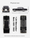 1:24 Licensed Mercedes-Benz 600 1963 Diecast Model - Premium Collector's Edition - Dadai Models