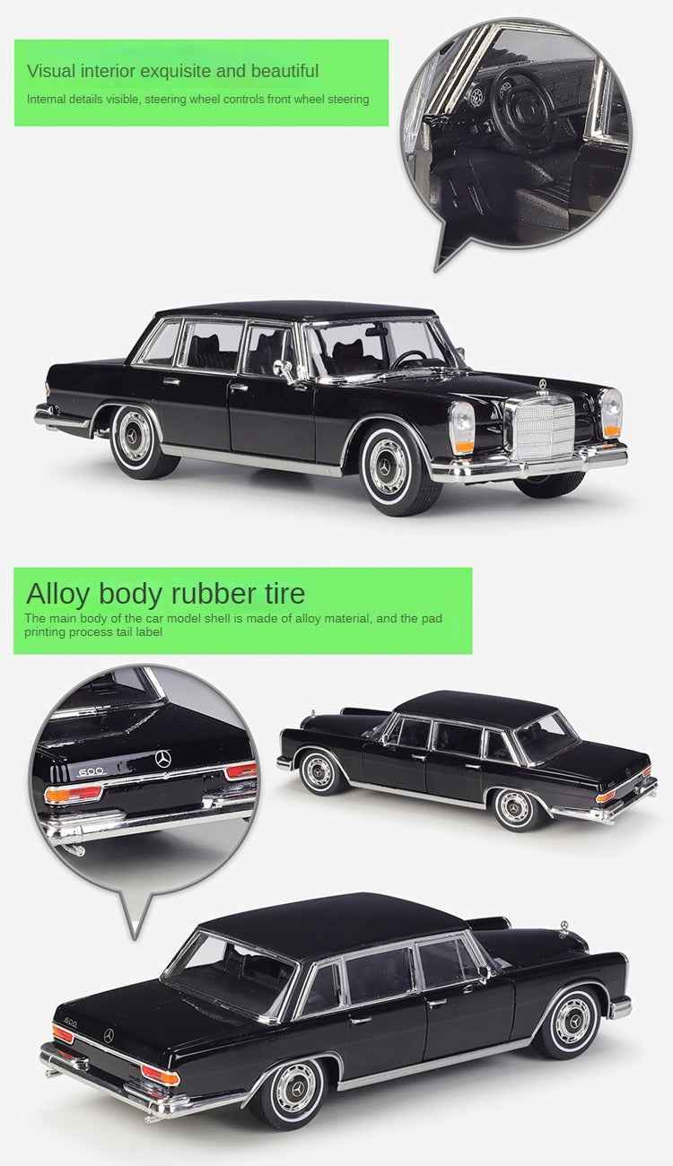 1:24 Licensed Mercedes-Benz 600 1963 Diecast Model - Premium Collector's Edition - Dadai Models