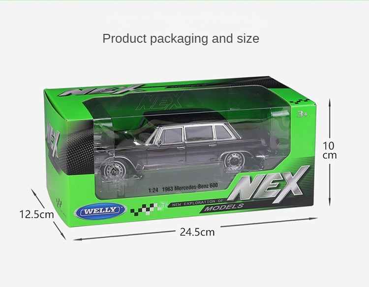 1:24 Licensed Mercedes-Benz 600 1963 Diecast Model - Premium Collector's Edition - Dadai Models