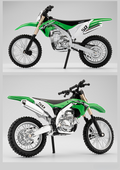 1:12 Alloy Dirt Bike Model – Shock Absorber & Steerable for Boys & Collectors - Dadai Models