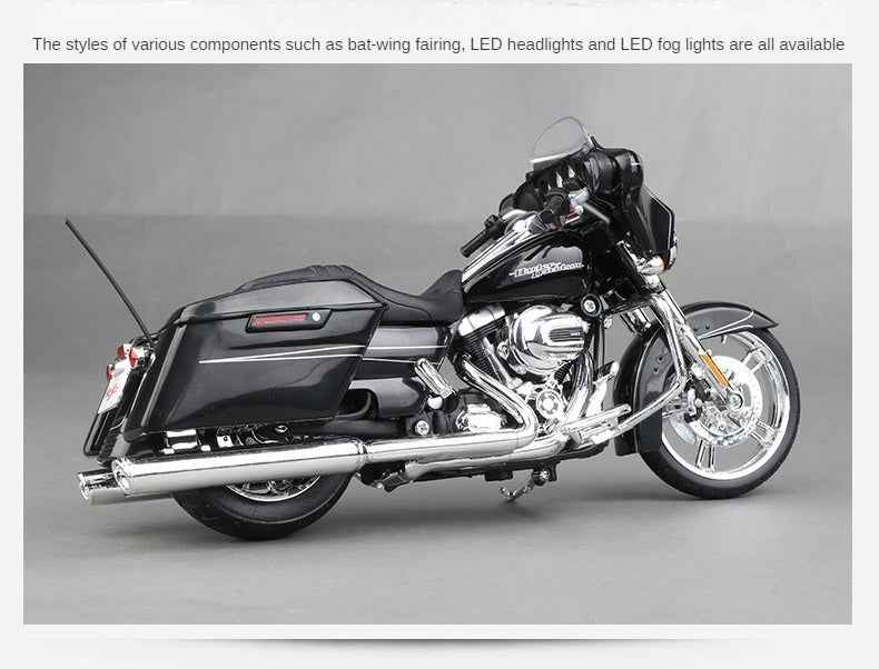 1:12 Harley-Davidson Scale Model Touring Die-cast Motorcycle – Collectible Display - Dadai Models