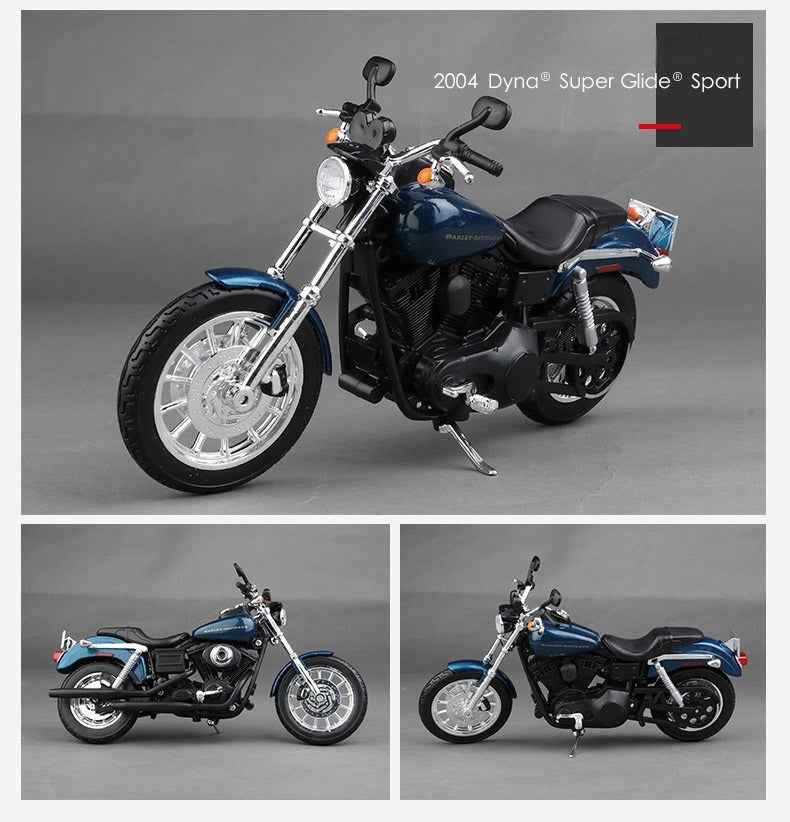 1:12 Harley-Davidson Scale Model Touring Die-cast Motorcycle – Collectible Display - Dadai Models
