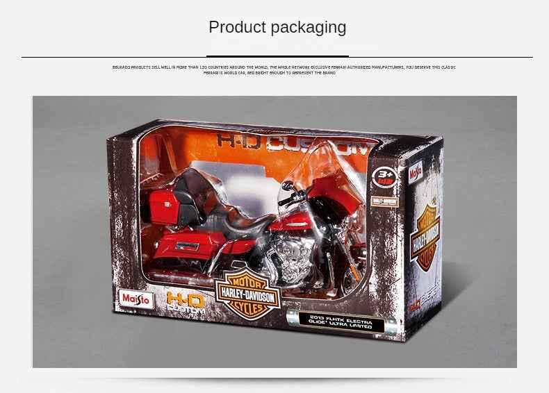 1:12 Harley-Davidson Scale Model Touring Die-cast Motorcycle – Collectible Display - Dadai Models