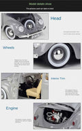 1:18 Volkswagen Beetle 1955 Die-cast Model – Official Scale Alloy Collectible - Dadai Models