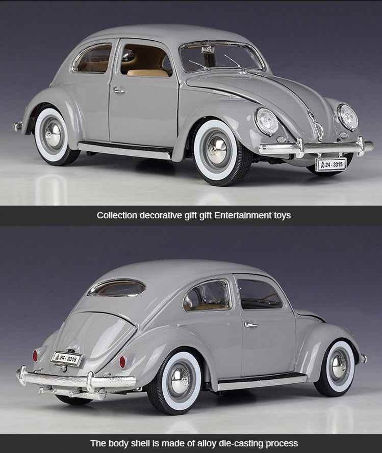 1:18 Volkswagen Beetle 1955 Die-cast Model – Official Scale Alloy Collectible - Dadai Models