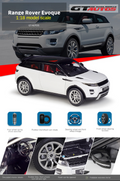 1:18 Land Rover Evoque SUV Alloy Diecast Off-road Model Car Collectible GT Autos