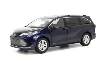 1:18 Toyota Sienna Alloy Diecast MPV / Minivan Model Car – Official Dealer Edition