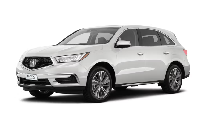 1:18 Acura MDX Sport Hybrid White Alloy Diecast SUV – Dealer Edition - Dadai Models