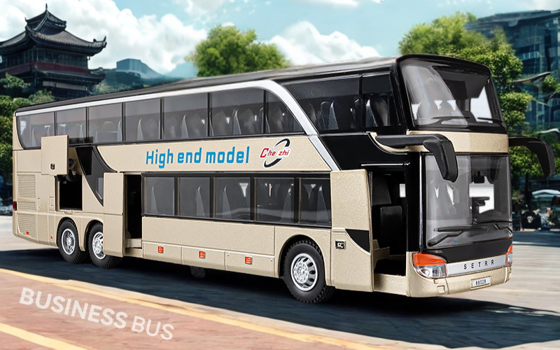 1:30 Scale Double-decker Bus Die-cast Model Collectible Display - Dadai Models