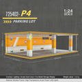 1:24 wooden garage diorama model – Acrylic Dust Cover Display - Dadai Models
