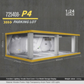 1:24 wooden garage diorama model – Acrylic Dust Cover Display - Dadai Models
