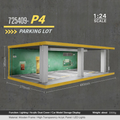 1:24 wooden garage diorama model – Acrylic Dust Cover Display - Dadai Models