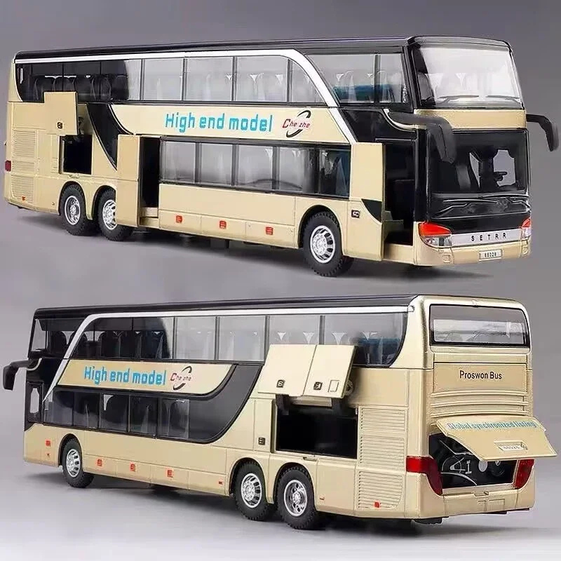 1:30 Scale Double-decker Bus Die-cast Model Collectible Display - Dadai Models