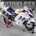 1:6 Suzuki Hayabusa Motorcycle Model with Start & Dual Smoke Effect - Dadai Models