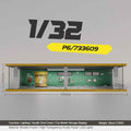 1:32 LED Simulation Wooden Garage Model - DIY Car Parking Scene with Dust Cover for Realistic Display - Dadai Models