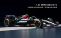 1:43 Mercedes F1 W15 Diecast Model 2024 Formula One Racing Car Collectible - Dadai Models