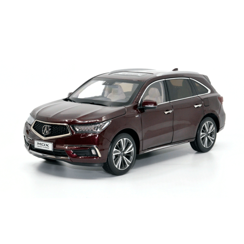 1:18 Acura MDX Sport Hybrid White Alloy Diecast SUV – Dealer Edition - Dadai Models