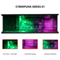 1:64 Cyberpunk Garage Diorama Model Set with LED Parking Lot DIY Collectible - Dadai Models