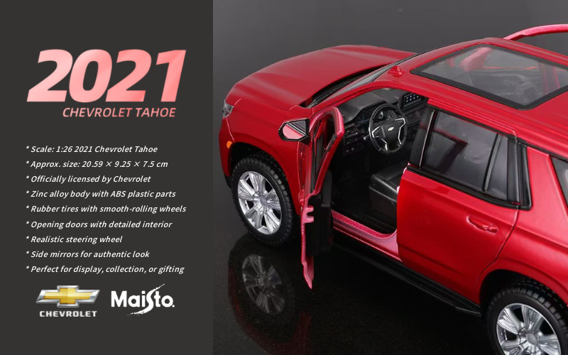 1:26 Chevrolet Tahoe Die-Cast Model - Premium Collectible SUV Display - Dadai Models