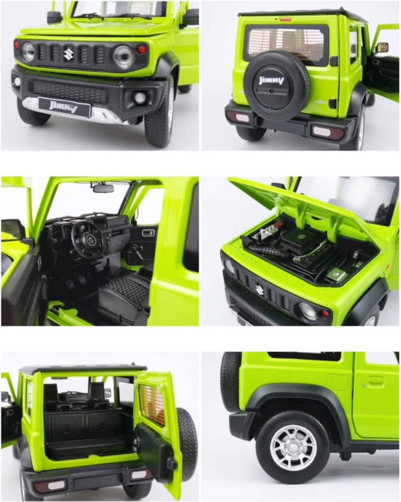 1:18 Suzuki Jimny Alloy Diecast Off-Road SUV Model Car – Light & Sound Edition