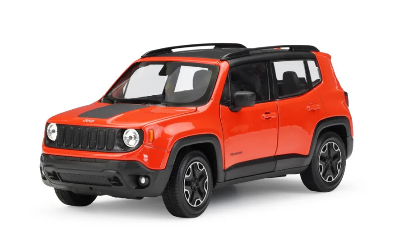 1:24 Jeep Renegade Trailhawk Alloy Diecast SUV Off-Road Model Car Collectible