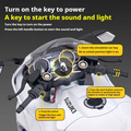 1:6 Suzuki Hayabusa Motorcycle Model with Start & Dual Smoke Effect - Dadai Models