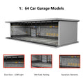 1:64 Model Parking Lot Diorama with Lights - Realistic Car Parking Space Simulation - Dadai Models