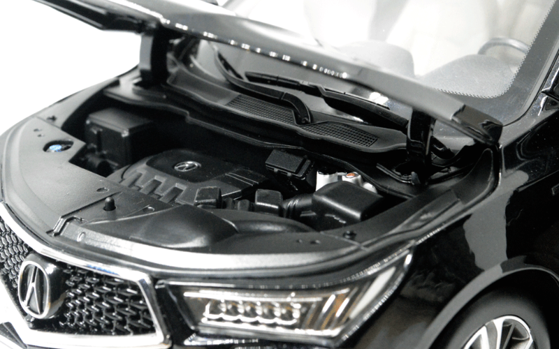 1:18 Acura MDX Sport Hybrid White Alloy Diecast SUV – Dealer Edition - Dadai Models