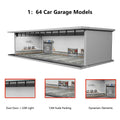 1:64 Model Parking Lot Diorama with Lights - Realistic Car Parking Space Simulation - Dadai Models